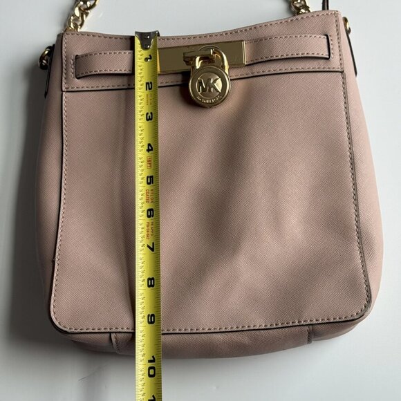 Michael Kors Pink Crossbody Bag with Gold-Tone Hardware - Picture 11 of 12